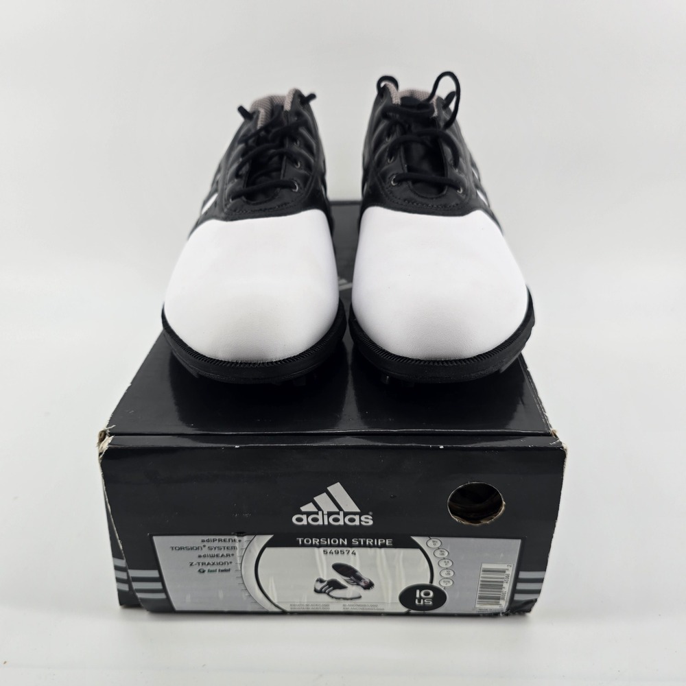 Adidas Torsion Stripe Louisville Cardinals Golf Shoes White Black 549574 Mens 10 - Picture 2 of 5
